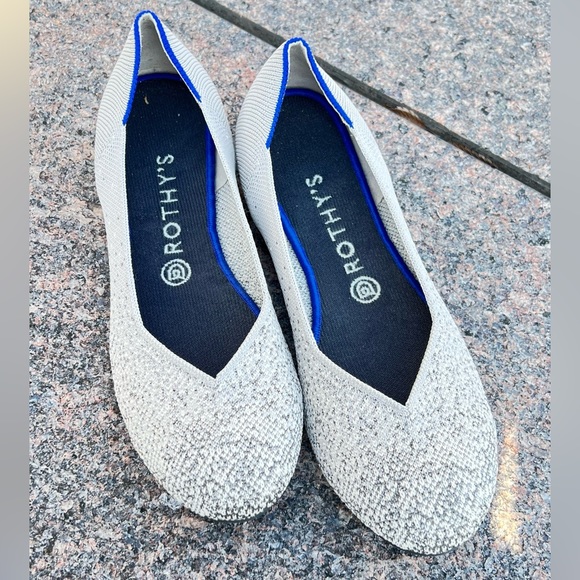 Rothy's Shoes Rothys The Flat In Pearl Metallic Limited Edition